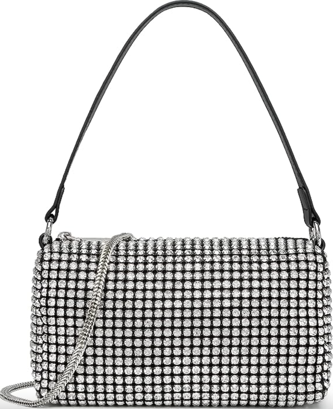 Product shot of Amazon rhinestone bling bag