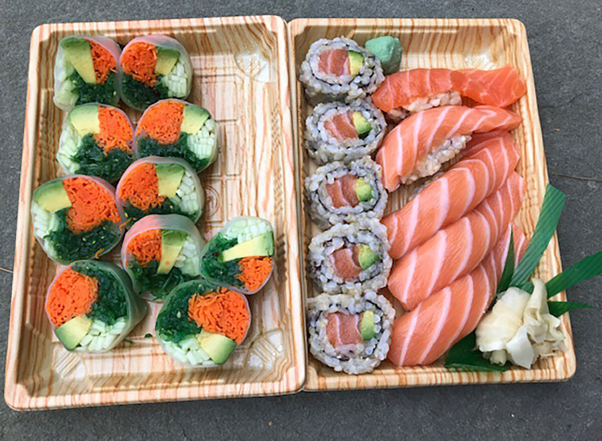 dylan lauren sushi lunch