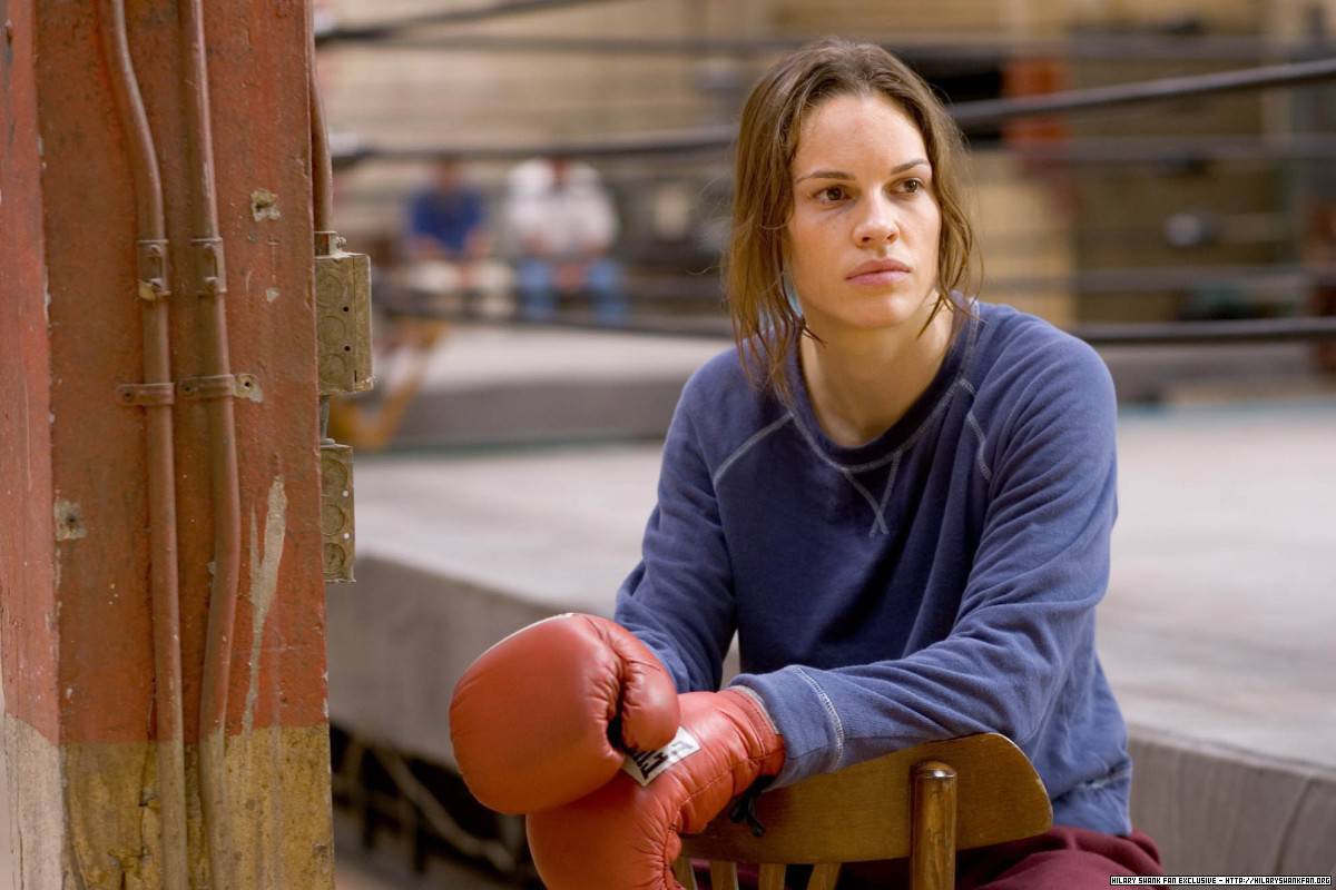 hilary swank boxing in Million Dollar Baby