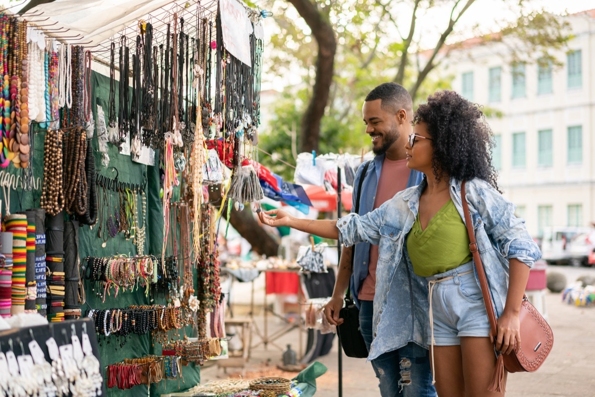 Handicraft market in Olinda, Pernambuco