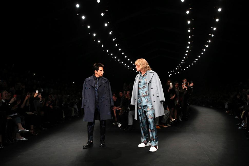 Ben Stiller and Owen Wilson Steal The Spotlight On Valentino's Fashion Show