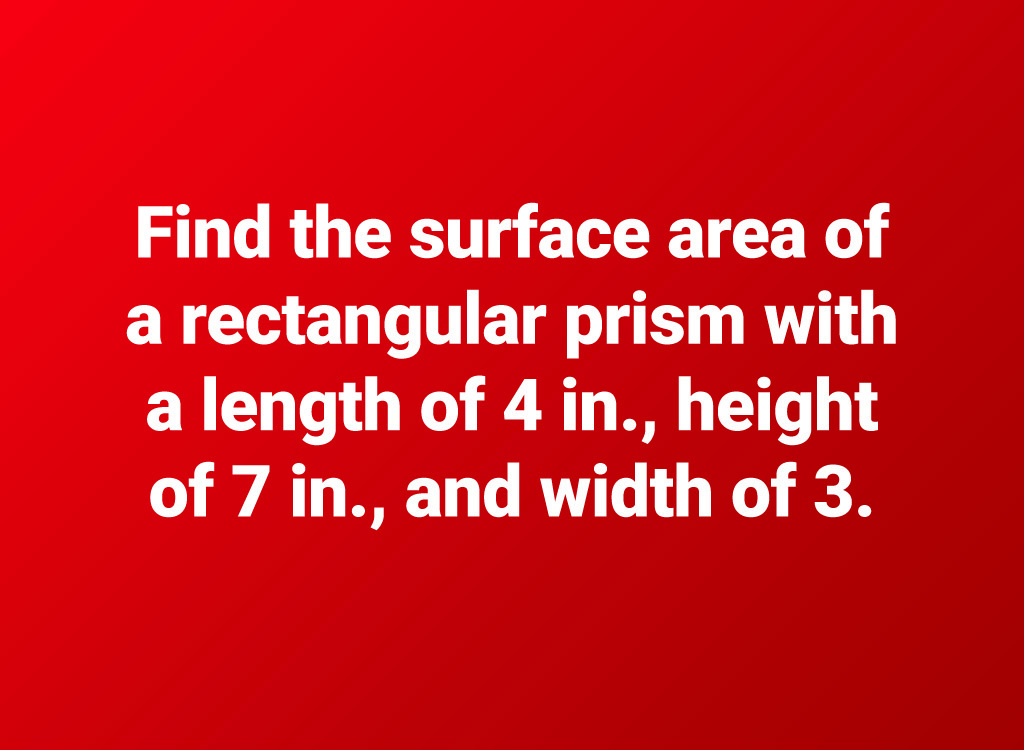 rectangular prism questions 6th grade math