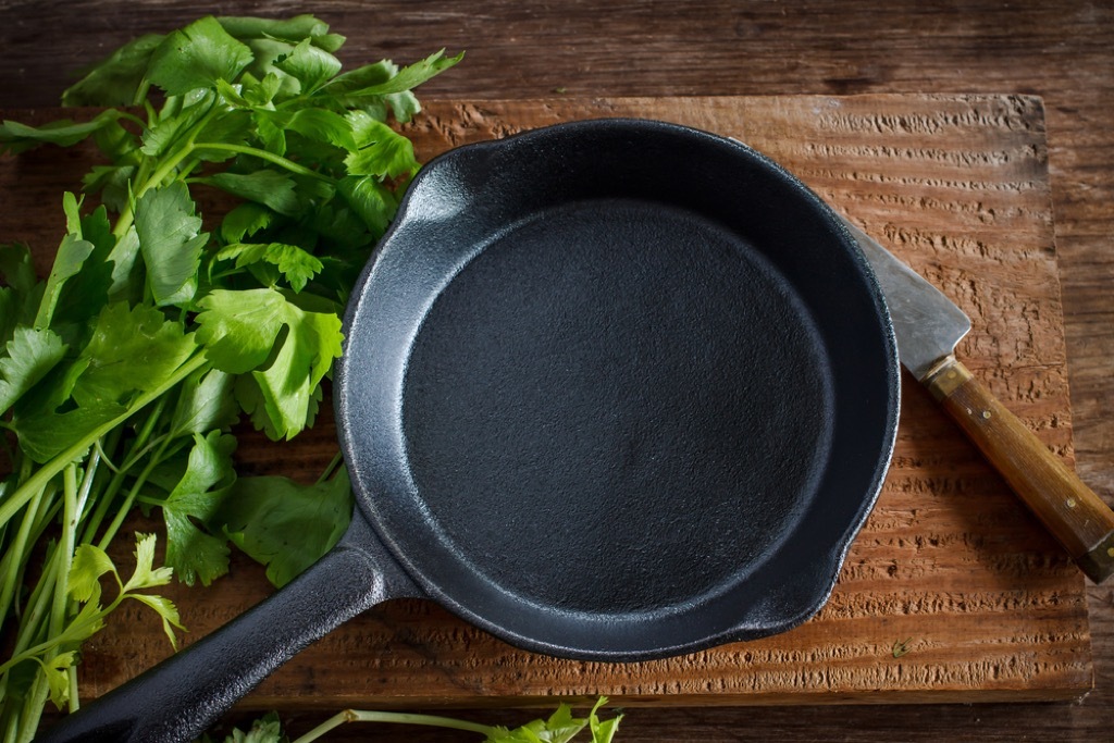 cast iron pan items you're storing wrong