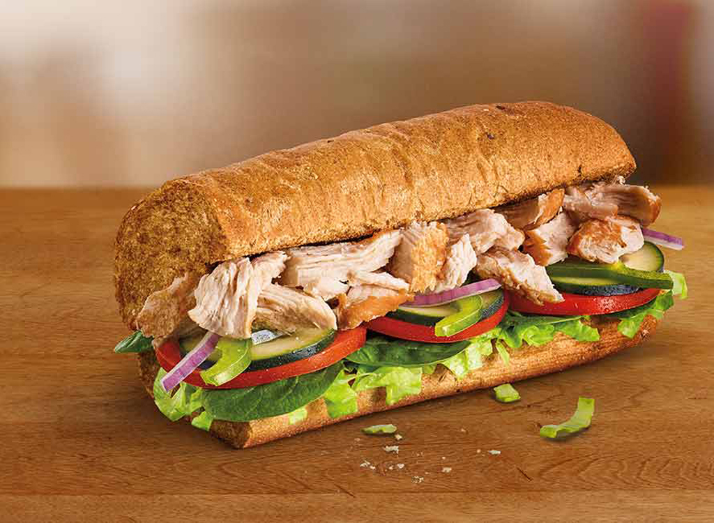 Subway rotisserie chicken sub - subway nutrition