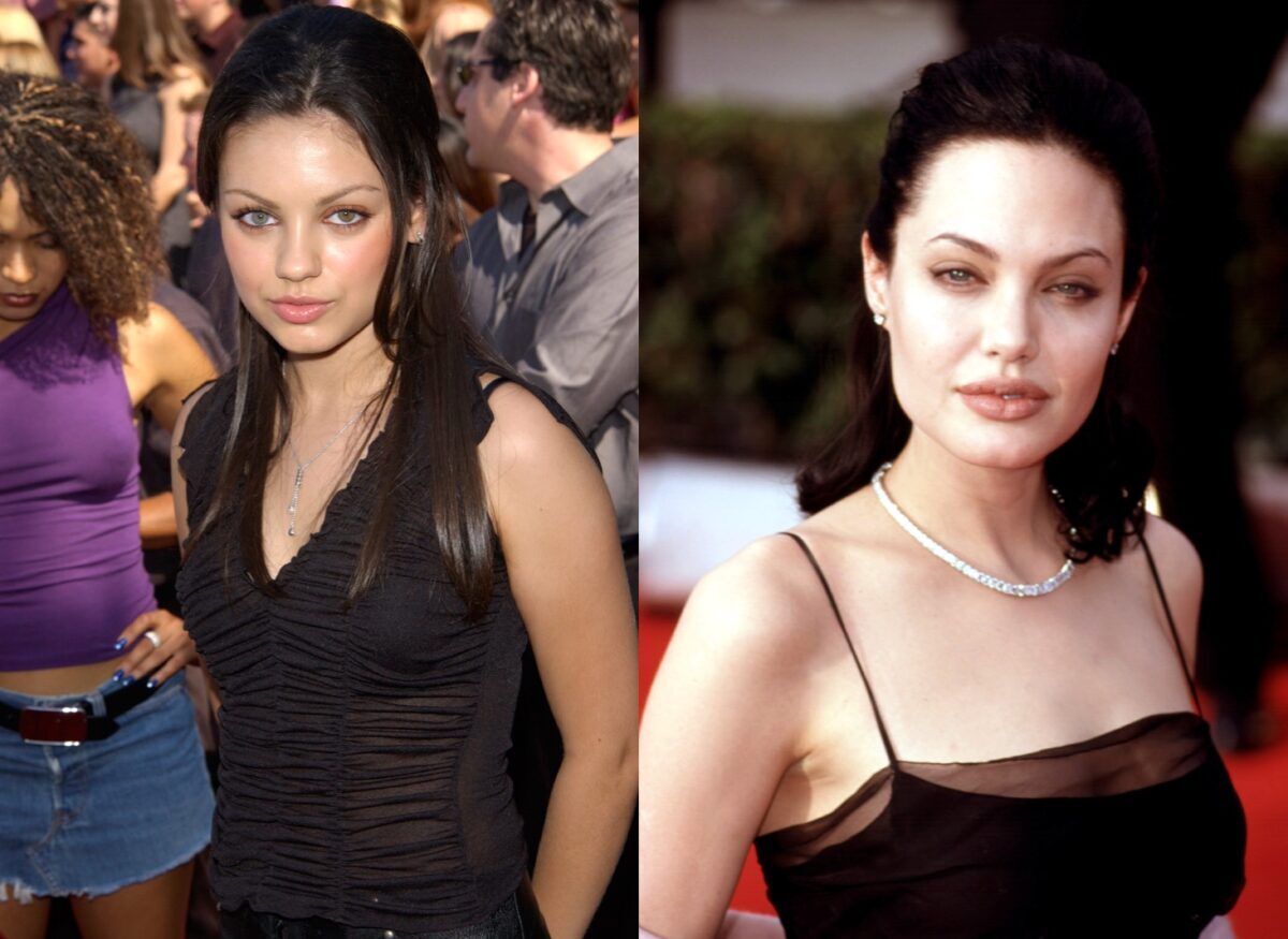 Mila Kunis and Angelina Jolie