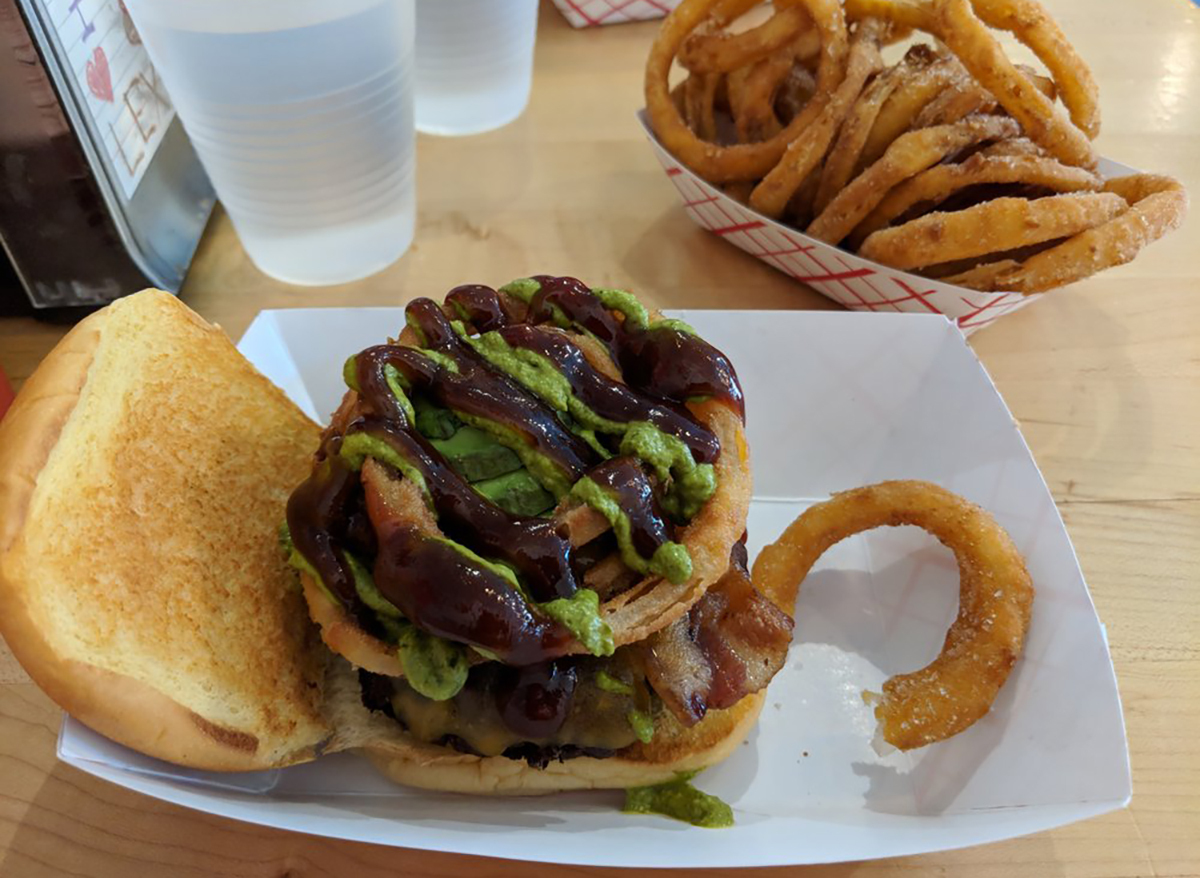 urban cowboy burger at lexies newburyport in massachusetts