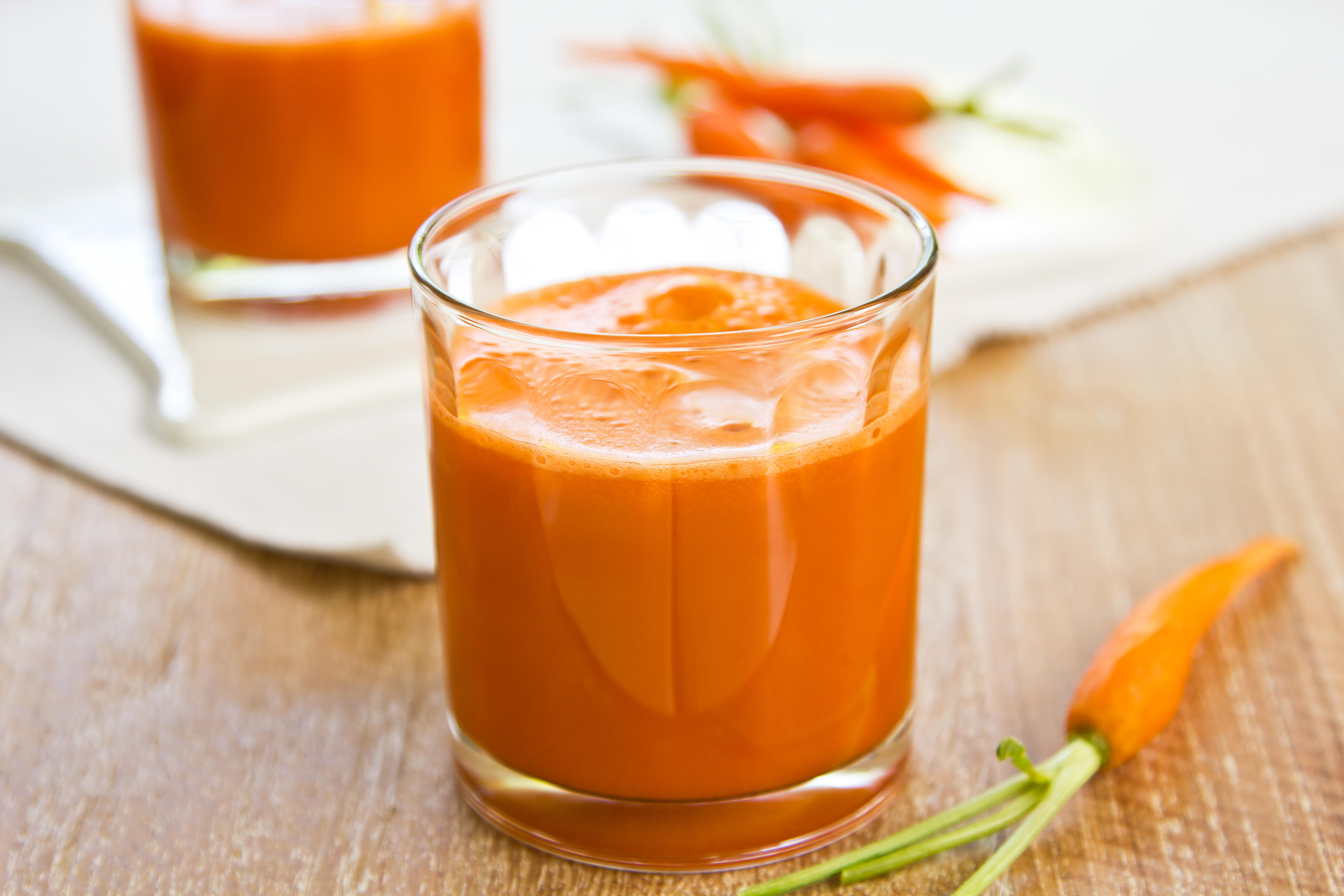 Fresh Carrot juice [smoothie ] by some baby carrots