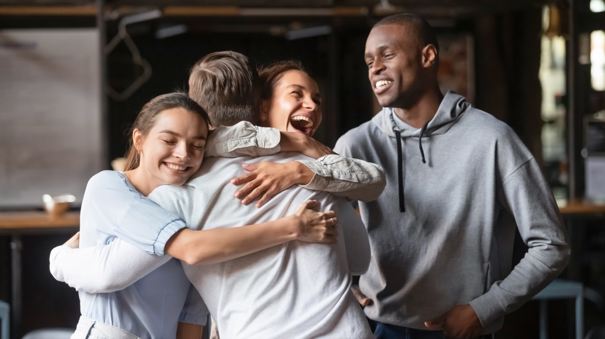 Group of People Hugging