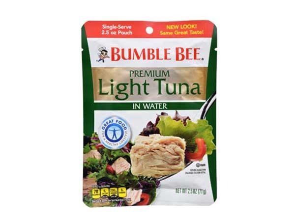 bumble bee premium light tuna pouches