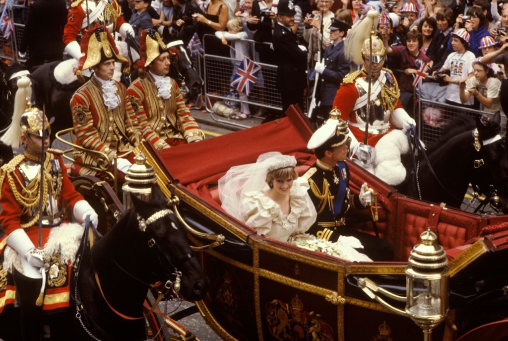 Princess Diana and Prince Charles Royal Marriages wedding differences 