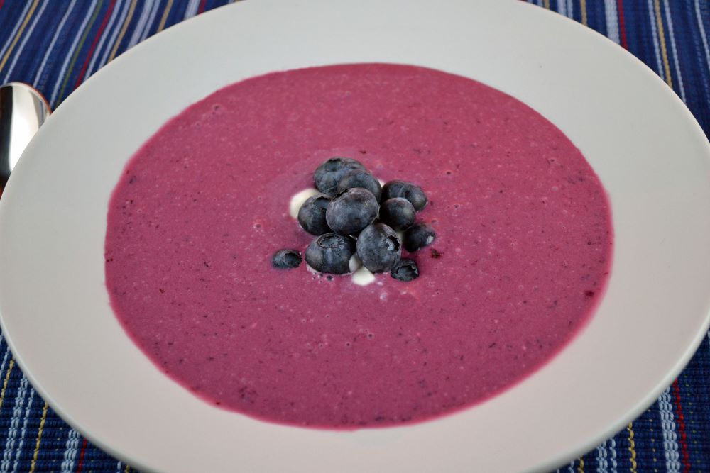 5. Blueberry Soup