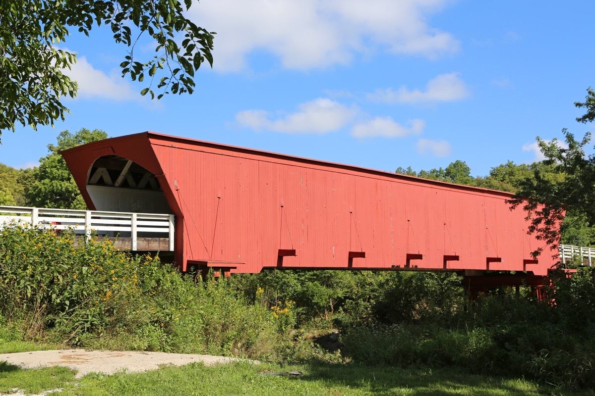 covered bridge in Iowa