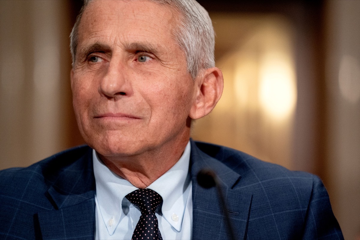 Dr. Anthony Fauci, director of the National Institute of Allergy and Infectious Diseases, arrives to testify during the Senate Health, Education, Labor, and Pensions Committee hearing on Capitol Hill in Washington,DC on July 20, 2021.