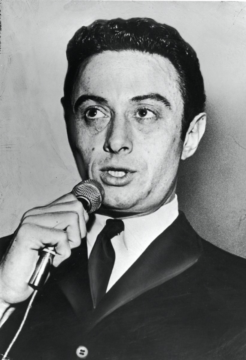 Lenny Bruce performing