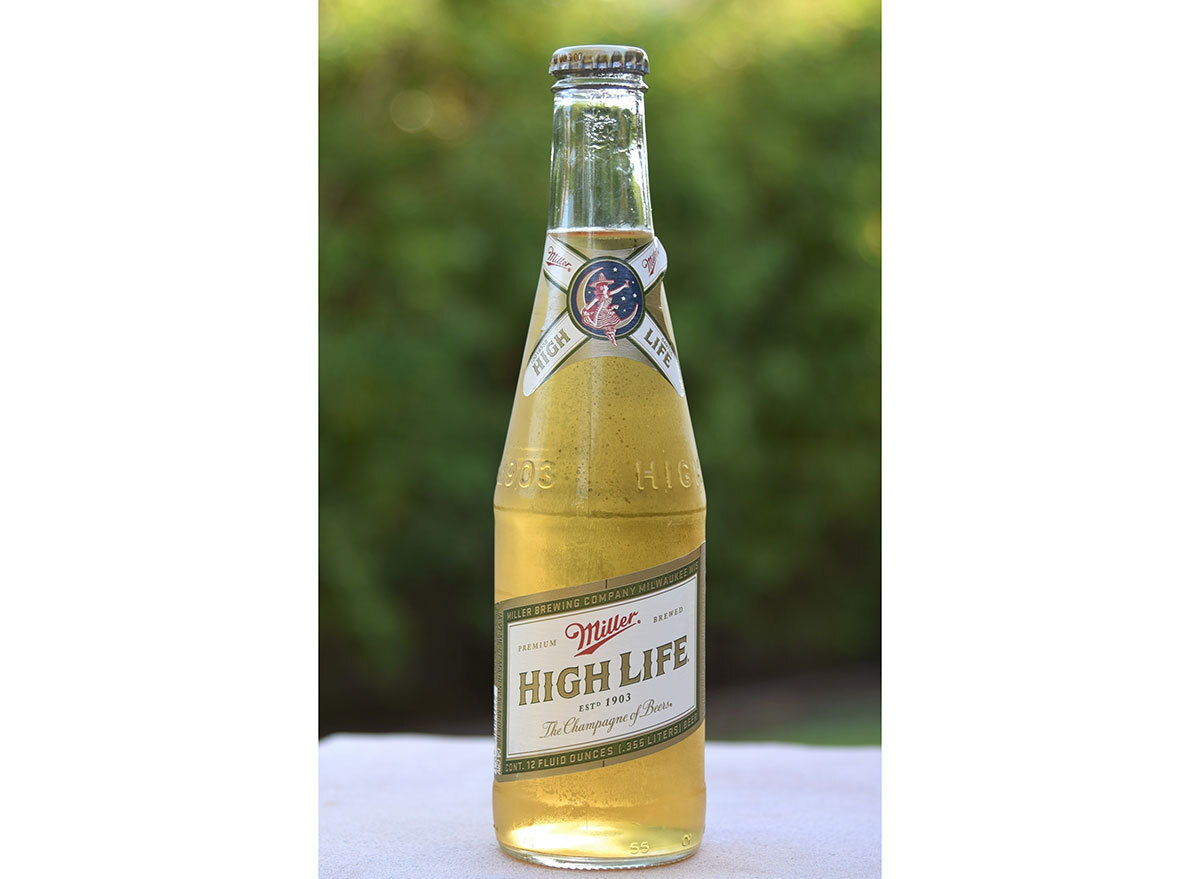 miller high life bottle