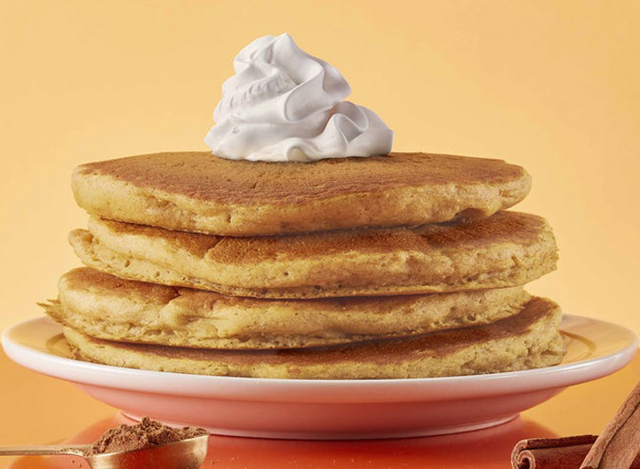 IHOP pumpkin spice pancakes