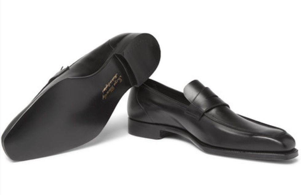 george cleverly black loafers