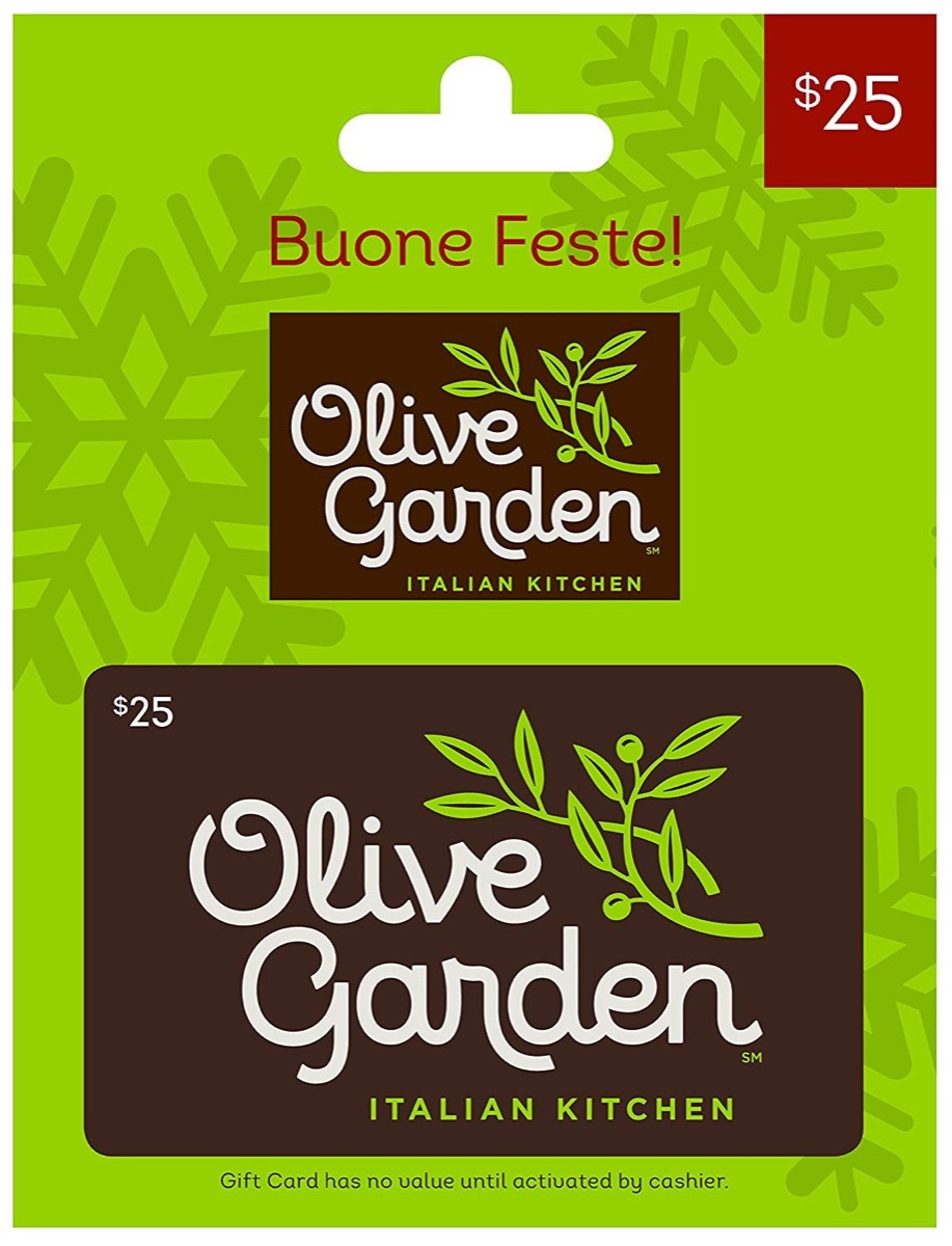 olive garden gift card