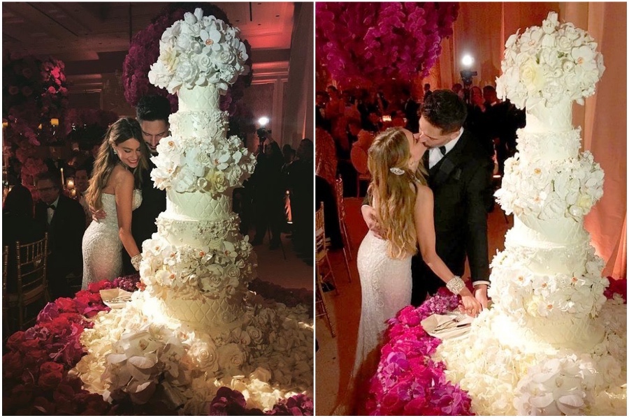 Sofía Vergara And Joe Manganiello cake – $50,000 | 8 of the World's Most Stunning (and Expensive) Wedding Cakes | Her Beauty