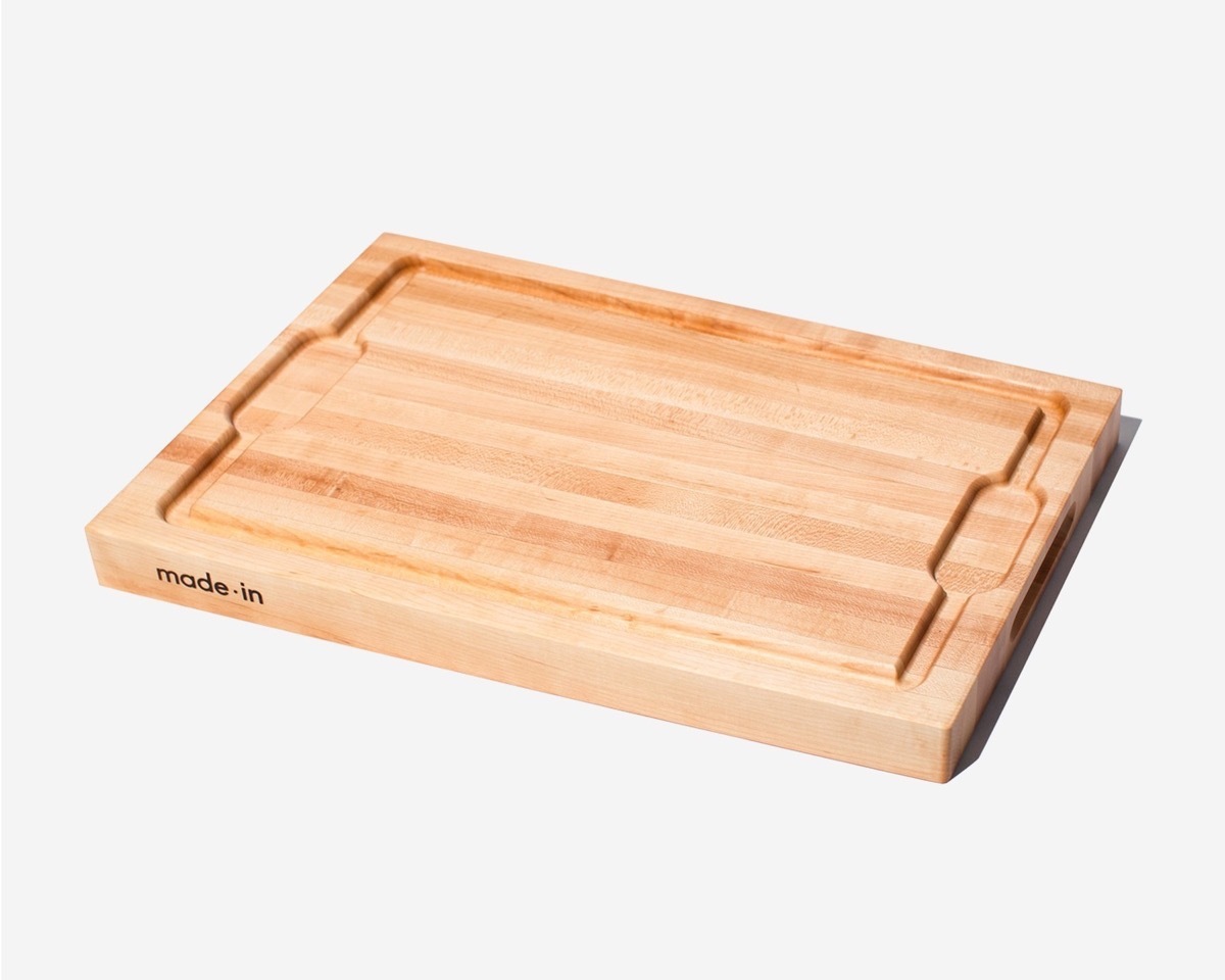 butcher block cutting board