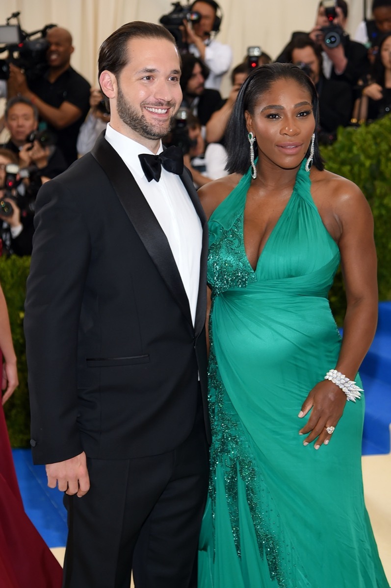 Alexis Ohnaian and Serena Williams in 2017