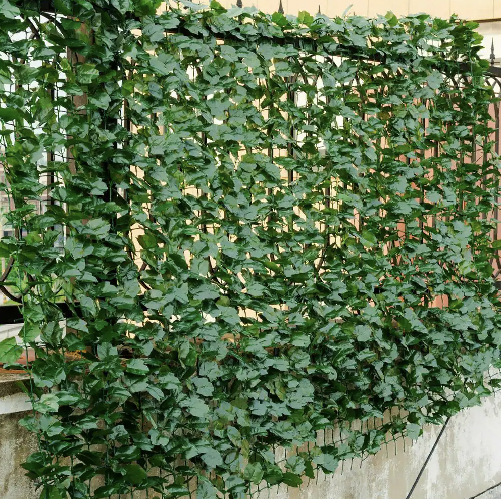 Product photo of Home Depot's faux ivy privacy fence