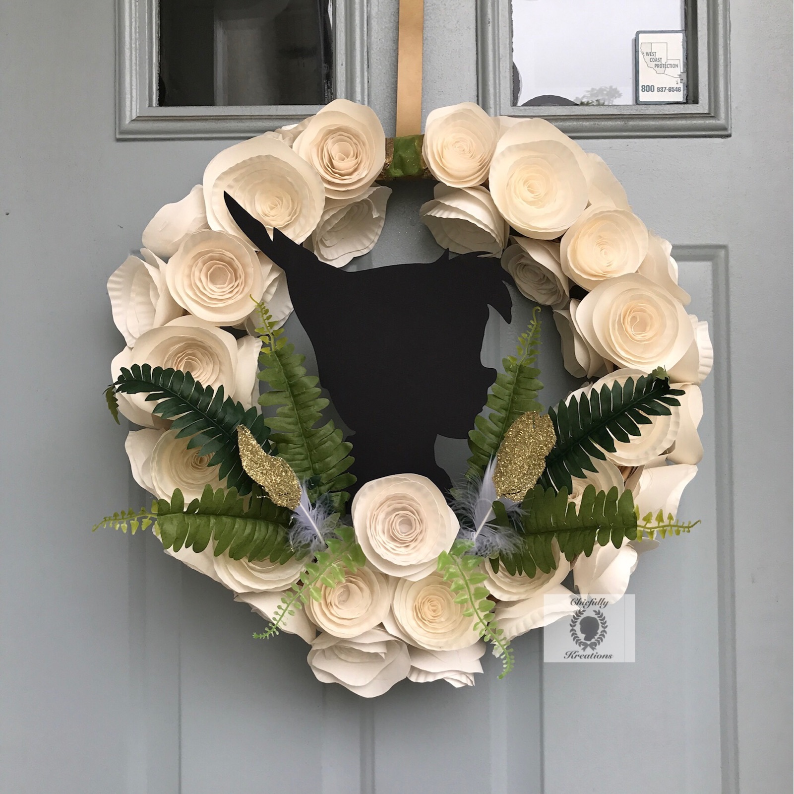 peter pan wreath