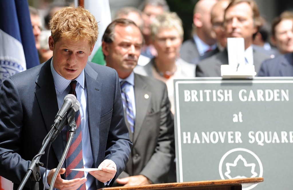 prince harry giving speech