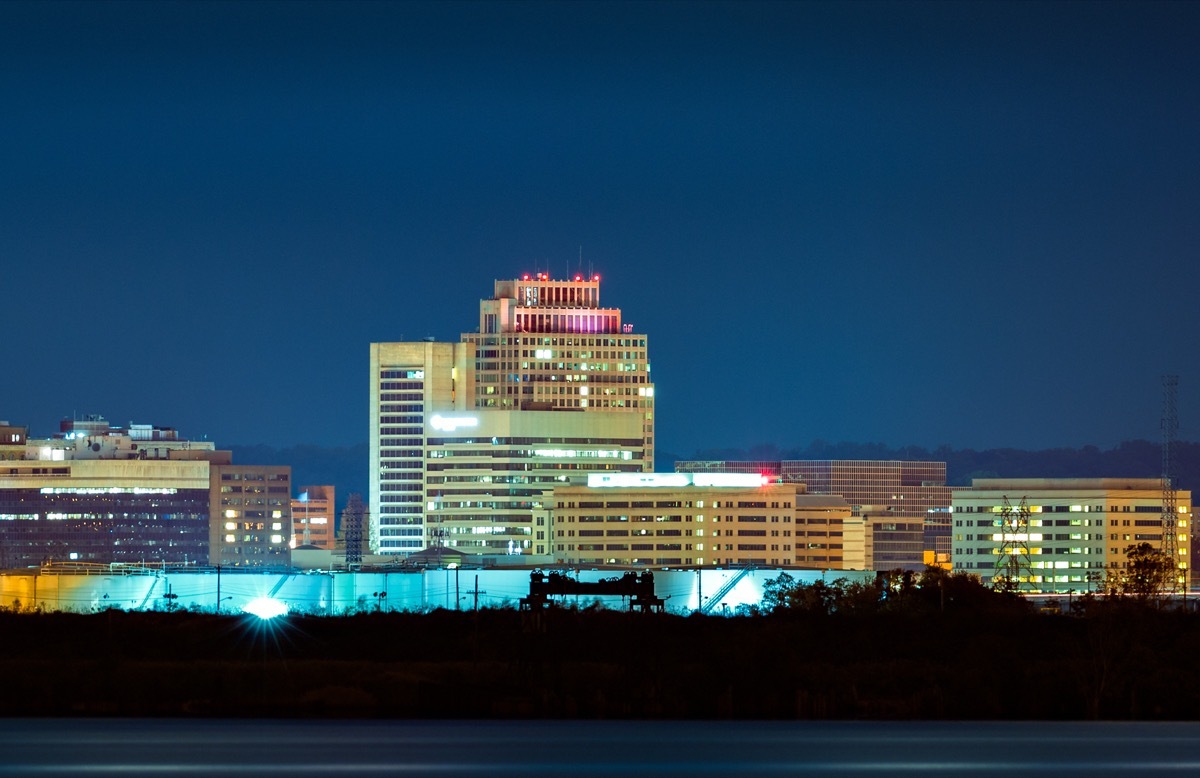 wilmington delaware at night