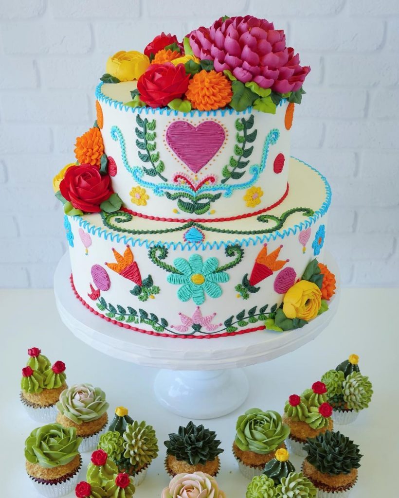 Embroidery Cakes by Leslie Vigil Will Bring You joy #4 | HerBeauty