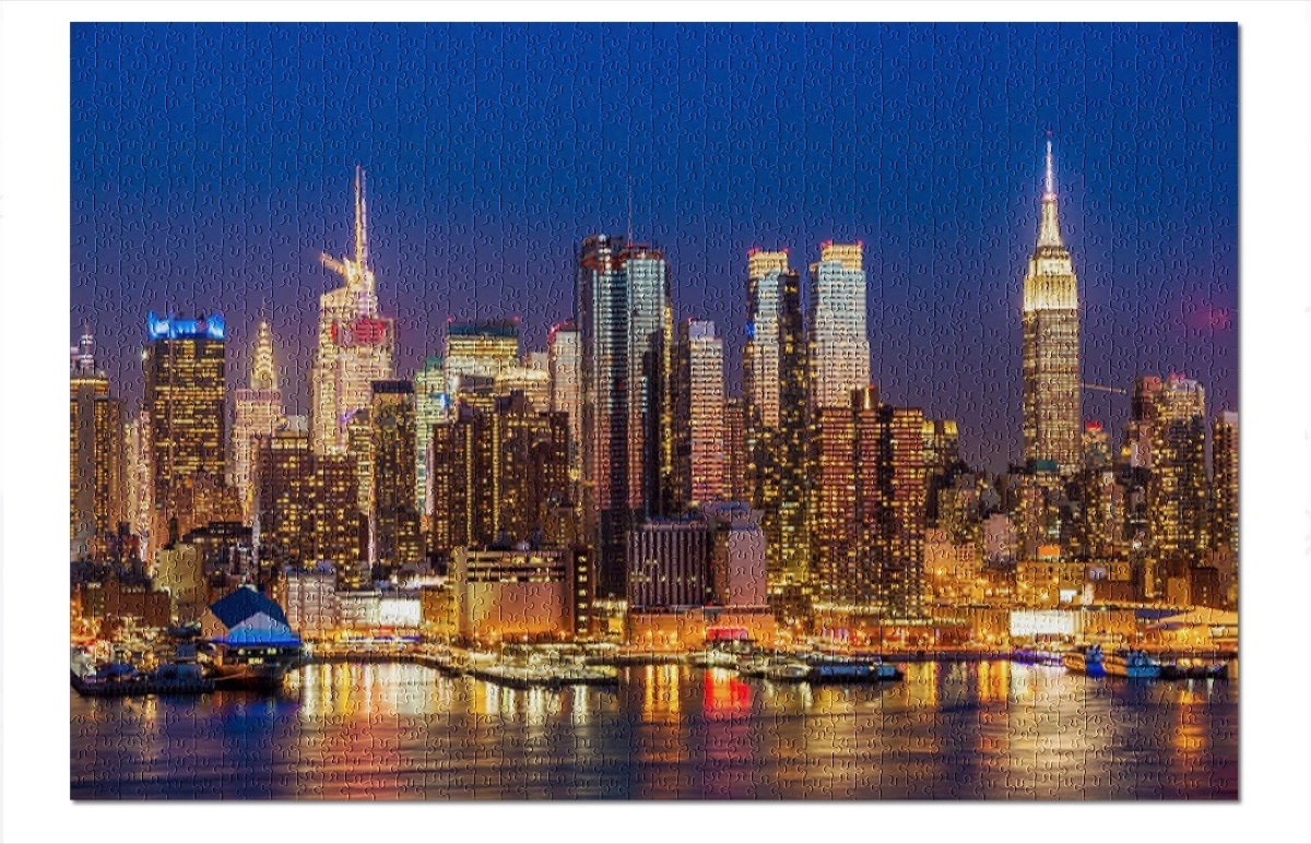 New York City skyline puzzle