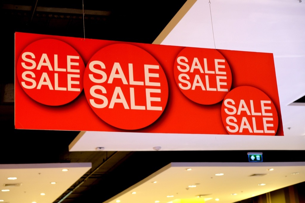 sale sign