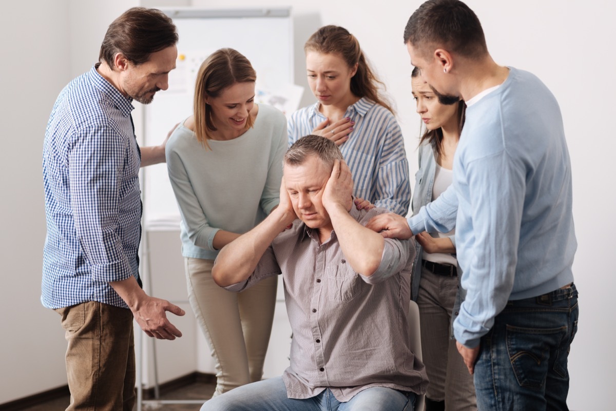 Stubborn Man Ignoring People