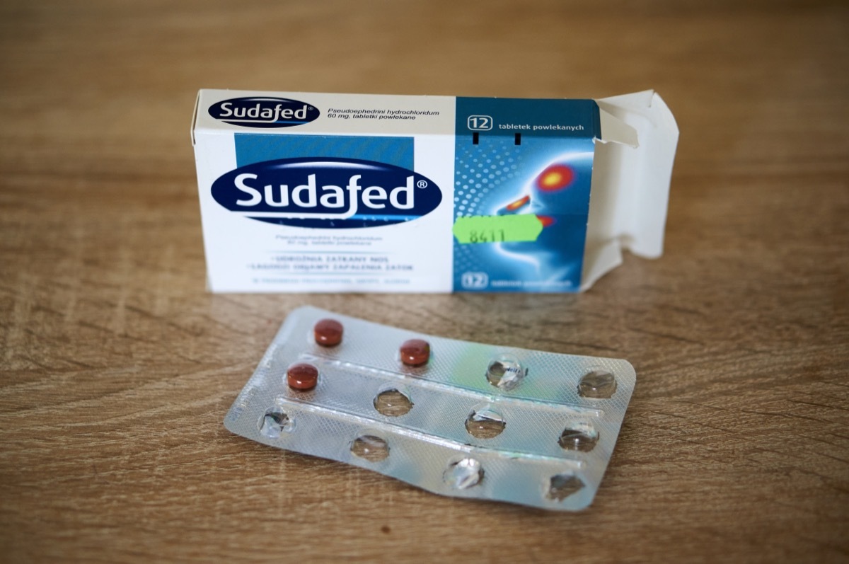 Sudafed Box