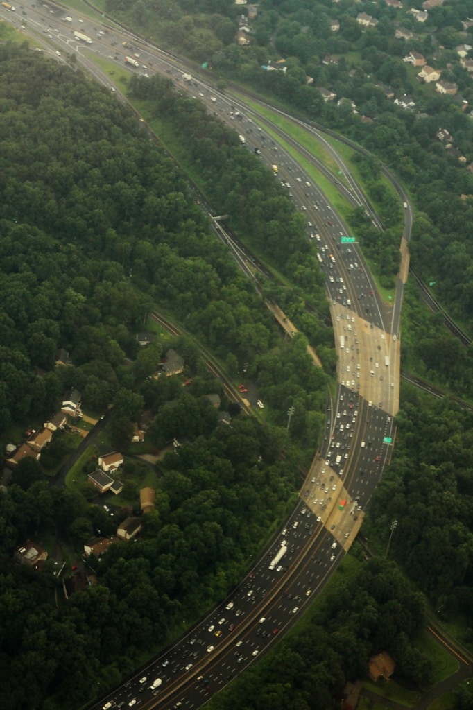 maryland i495 busiest road in every state