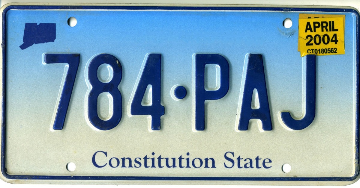 connecticut license plate photoshopped