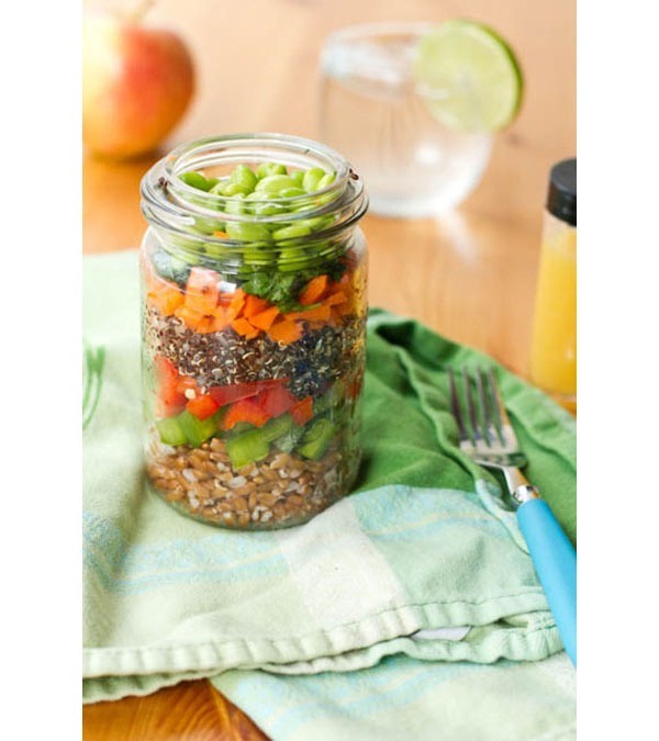 layered mason jar salads for weight loss