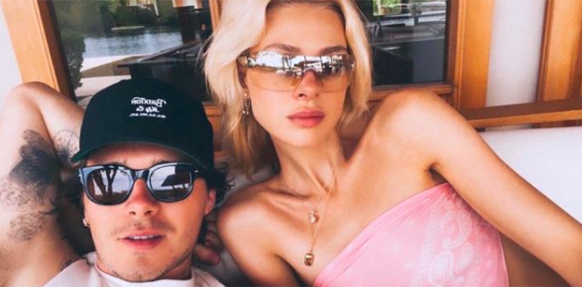 Nicola Peltz and Brooklyn Beckham tooth necklace