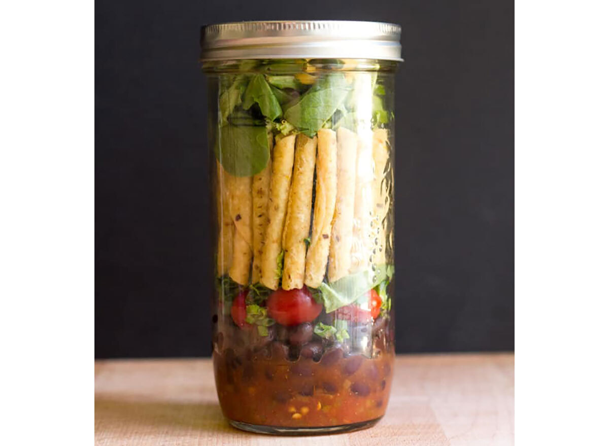 mason jar taco salad