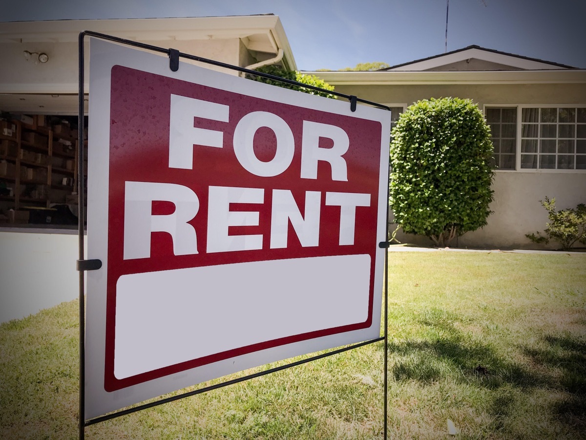 for rent sign