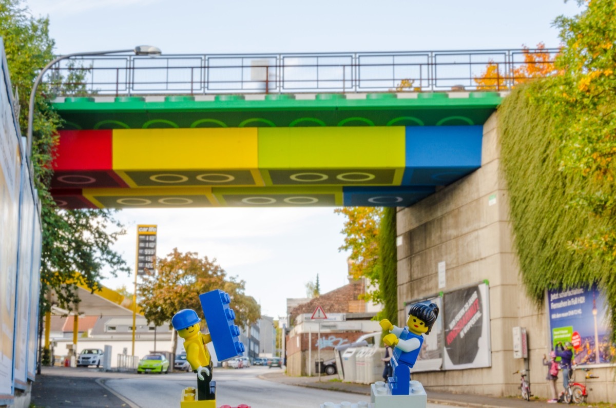 Lego-Brücke in Germany