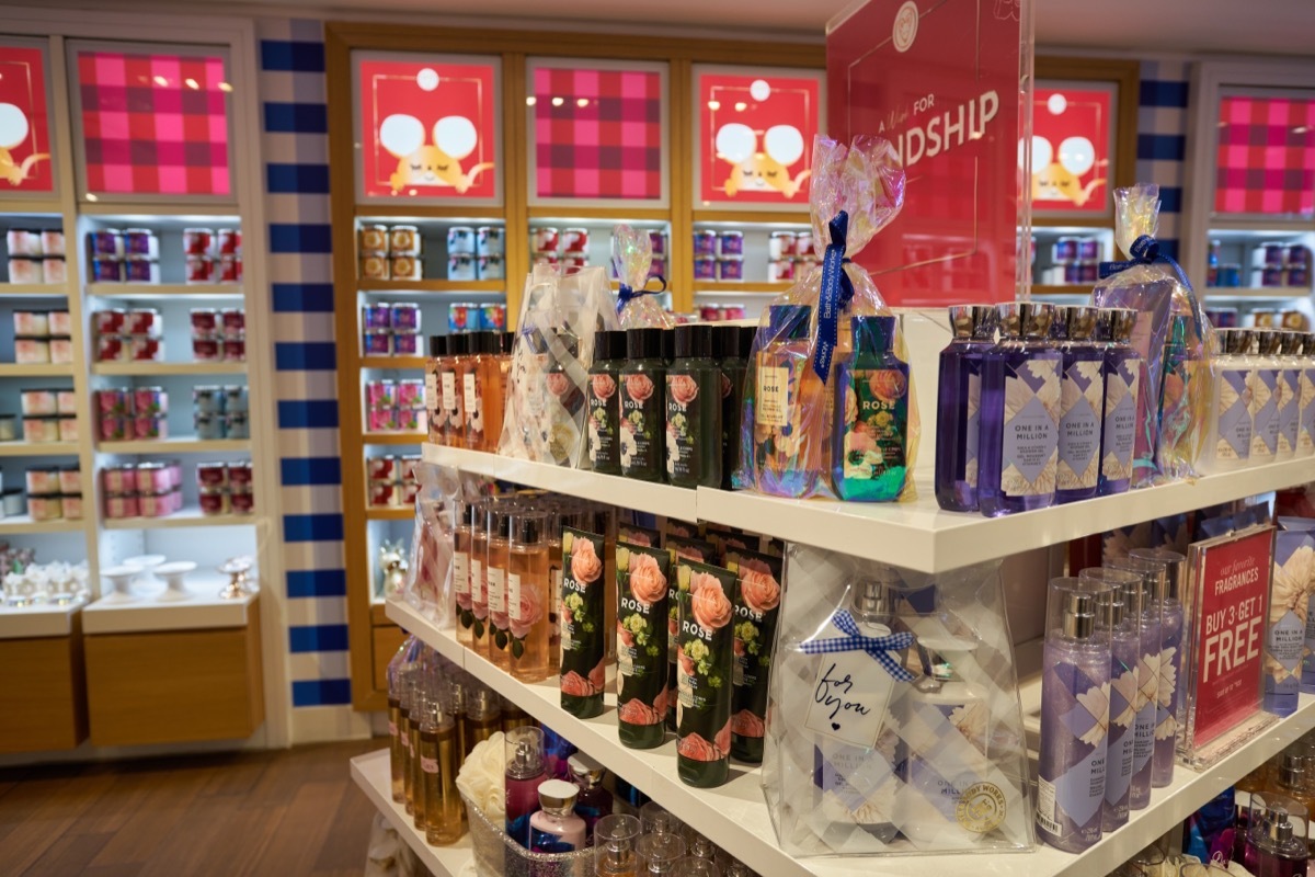 bath and body works products