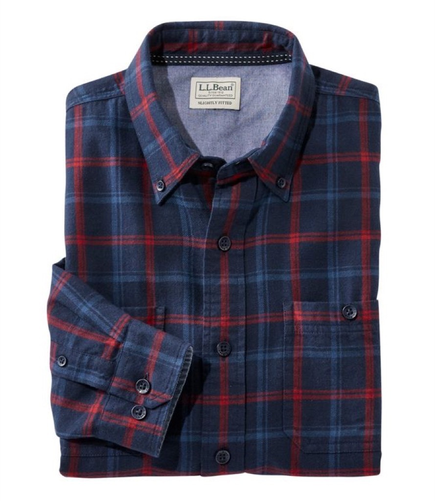 ll bean flannel