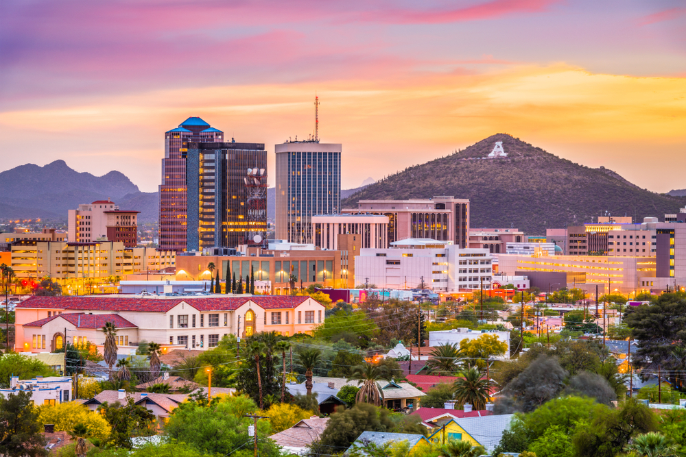 skyline of tucson arizon