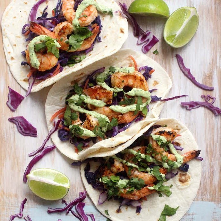 Baja Shrimp Tacos | 12 Easy But Delicious Shrimp Recipes | Her Beauty