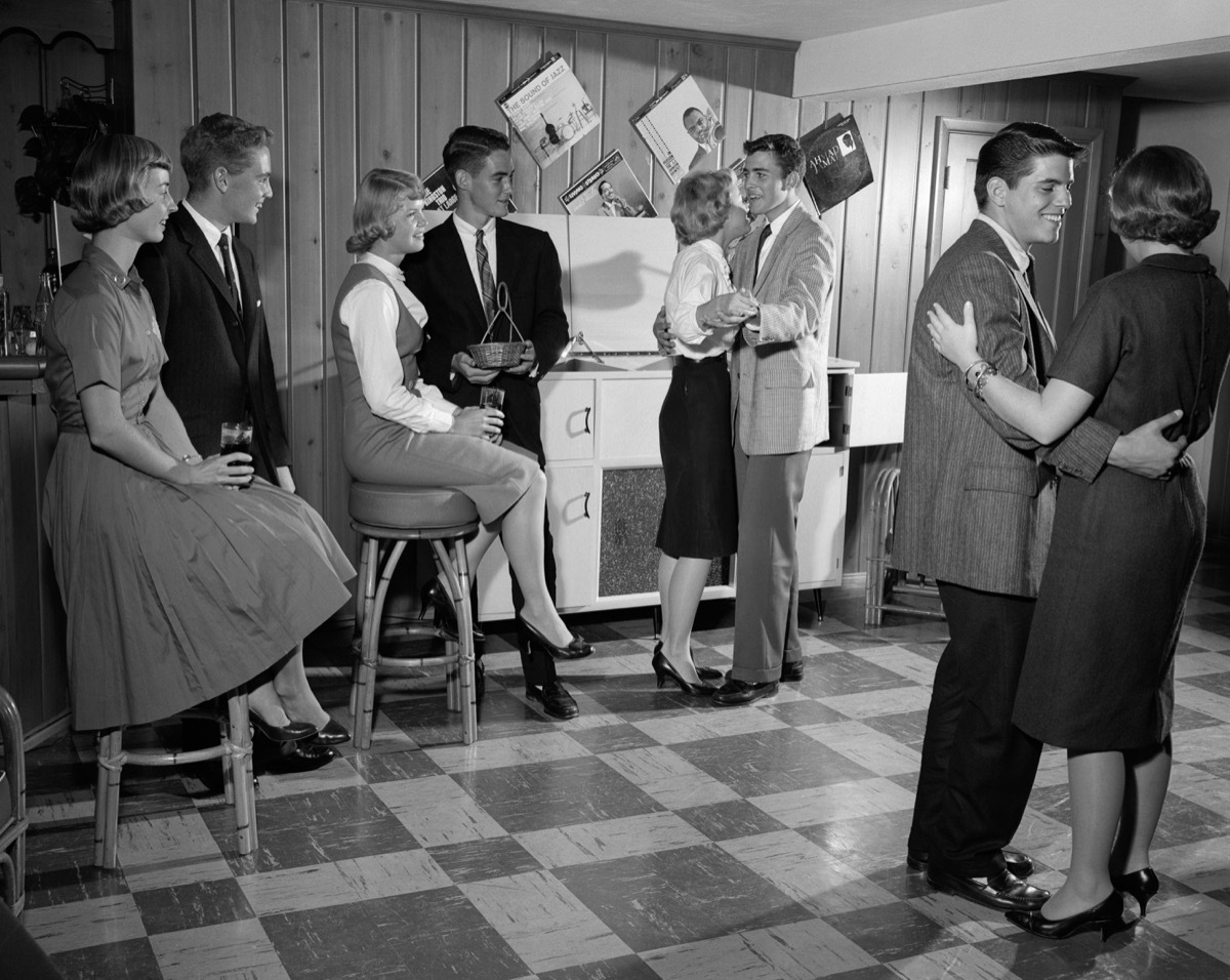 Teen Couples on a Group Date in the 1950s {Dating 50 Years Ago}