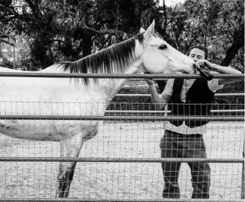 Channing Tatum and his Horse