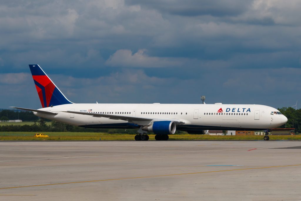 Delta, which has great in-flight entertainment. 