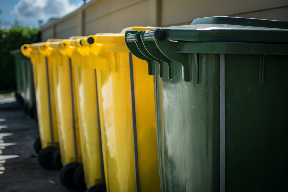 Trash bins