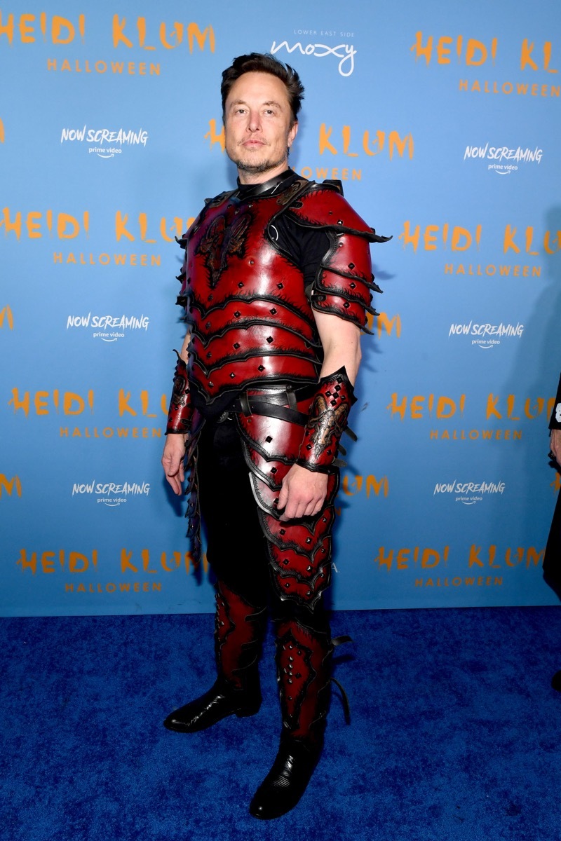 Elon Musk attends Heidi Klum's 21st Annual Halloween Party presented by Now Screaming x Prime Video and Baileys Irish Cream Liqueur at Sake No Hana at Moxy Lower East Side on October 31, 2022 in New York City. (Photo by Noam Galai/Getty Images for Heidi Klum)